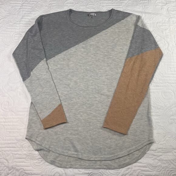 Smartwool Sweater Womens Size M Colorblock Wool Blend Pullover Lightweight Soft - Picture 1 of 14